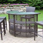 Crossweave Outdoor Furniture Bar Height